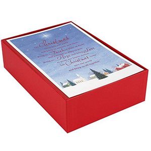 Hallmark Boxed Christmas Cards, Church Blessings (40 kaarten en 40 enveloppen)