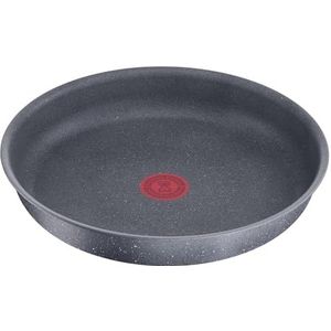 Tefal Ingenio Pan 24 cm, inductie, antiaanbaklaag, stapelbaar, vaatwasmachinebestendig, gemaakt in Frankrijk, Natural Force L3960402, zwart