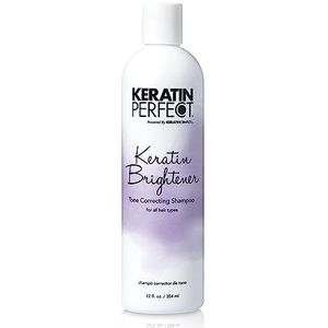 Keratin Perfect - Keratine Brightener – Tone Correcting Shampoo – voor alle haartypes – bevordert glad en hydraterend haar – 354 ml