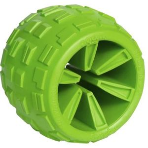 Cycle Dog High Roller Plus Grote groene bal met grillige rebound, robuust en duurzaam kauwspeelgoed, ideaal om te spelen en voor agressieve kauwers, gemaakt in de VS