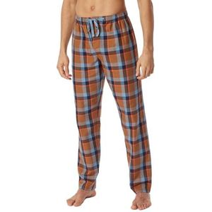 Schiesser Pantalon de pyjama long pour homme - Mélange de coton biologique + bas de pyjama relaxant, Multicolore 1_180292, 50