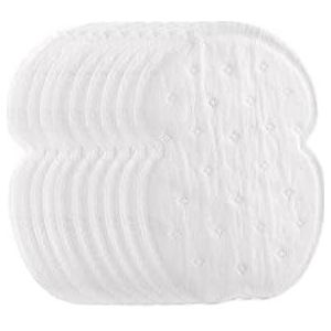 10 stuks absorberende okselpleisters - veelzijdig inzetbaar, voor elk mesh-type, antibacterieel en hypoallergeen, cellulose, wit, 11 x 12 cm