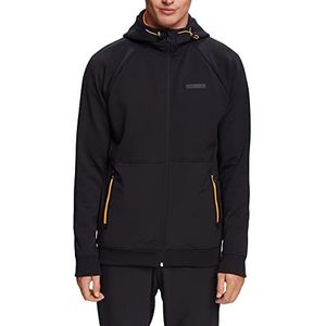 ESPRIT Rcs Sweatshirt Cardigan Trainingsjack voor heren, zwart.