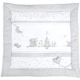 Roba 1406S209 Speel- en kruipdeken Sterrentover, 100x100cm, baby gevoerde speelonderlegger/box-inleg, 100% katoen, inclusief babyspeelgoed, Sterrenmagie