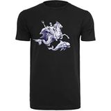 Mister Tee Amazing Horse T-shirt voor heren, zwart.