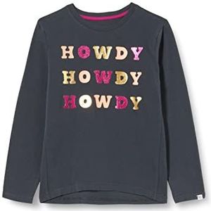 Noppies G Tee Ls Barrie T-shirt voor meisjes, Ebony - P441