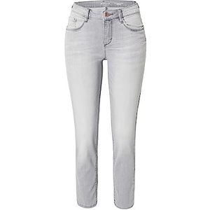 TOM TAILOR Alexa Slim Jeans, dames, 10217 - Gebruikt Bleached Grey Denim, 36 W/28 L, 10217 - Used Bleached Grey Denim