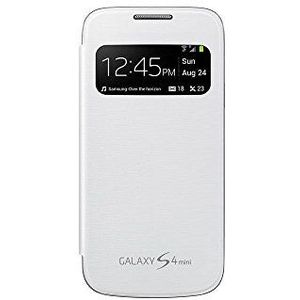 Samsung EF-CI919BWEGWW S View beschermhoes voor Galaxy S4 Mini, wit
