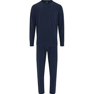 Claudio heren pyjama set, Navy Blauw
