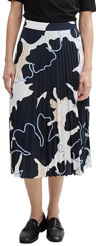 TOM TAILOR Jupe midi pour femme, 37124 - Design Big Floral Shapes, 40
