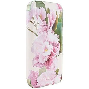 Ted Baker LIRIOS Crème bloem plaatsing spiegel telefoonhoes voor iPhone 12/12 Pro groene gouden hoes