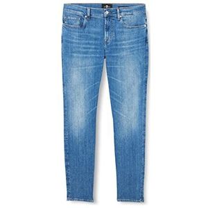 7 For All Mankind Heren JSPXC120 Jeans Regular lichtblauw, Lichtblauw