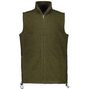 JP 1880 Big & Tall 708438 Gewatteerd vest voor heren, met ritssluiting, avocadotak