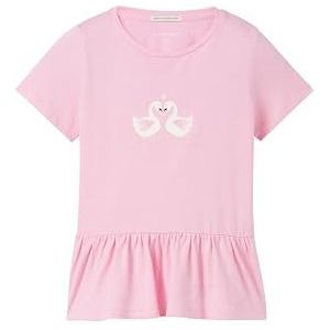 TOM TAILOR 1040654 T-shirt voor meisjes, 35247 - Fresh Summertime Pink