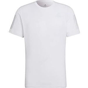 adidas Own The Run Tee T-shirt voor heren, wit/reflecterend zilver