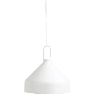 Zafferano, Amelie Hanglamp, oplaadbare tafellamp, draadloos, met touch-bediening, geschikt voor woonkamer en buiten, dimmer, 2200-3000 K, hoogte 12 cm, kleur wit