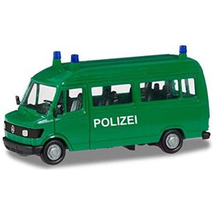 herpa Autobus Mercedes-Benz T1 politie, 094139, kleurrijk