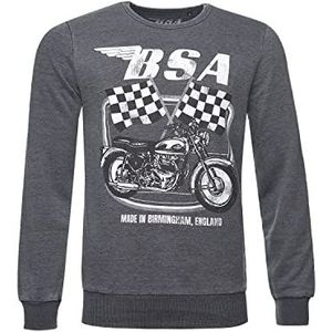 Recovered BSA Vintage sweatshirt met Britse vlag, Meerkleurig