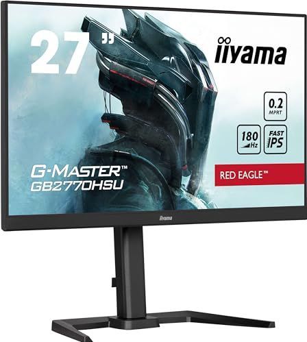 iiyama G-Master GB2770HSU-B6 Red Eagle - 27 inch - Full HD - IPS - 180 Hz - in hoogte verstelbaar