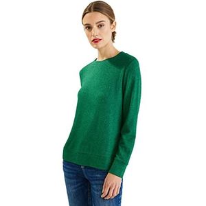 Street One A319246 shirt met lange mouwen voor dames, brisk groen gemengd