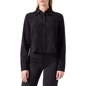 HUGO efery dames blouse zwart 1, 38, Zwart 1
