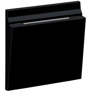 LEGRAND, Seano 765343 afdekking voor mechanische hotelkaart switch Gelakt Zwart