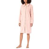 Schiesser Badjas van zacht fleece voor dames, Roze