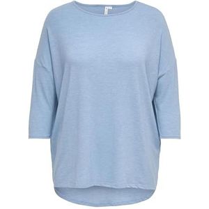 ONLY Carmakoma Carlamour 3/4 Top Jrs Noos Damestop, Zachte chambray