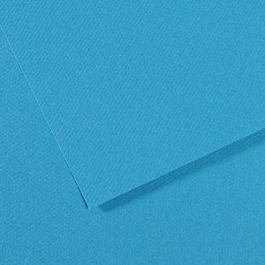 Canson Papier MI-kleurig (honingraatpatroon) – 10 vellen DIN A3, 160 g/m², turquoise 595