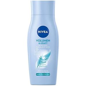 NIVEA Volume Wonder Verstevigende shampoo, volumeshampoo met collageen en natuurlijk bamboe-extract, siliconenvrije shampoo voor zichtbaar volume en stralende glans (50 ml)