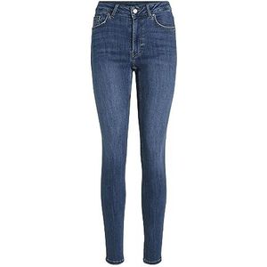 Vila Visarah WU02 RW Skinny Jeans/SU-Noos, Medium Blue Denim, XXL/32L Dames, Blauw