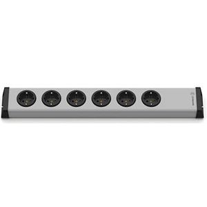 EHMANN 0200 x 00062300 universele stekkerdoos 6-voudig, zonder kabel, aansluitbaar