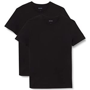 BOSS T-Shirt 2P Comfort, zwart 1, S heren, Zwart 1