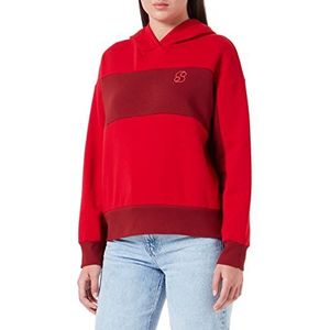 s.Oliver Turks sweatshirt met capuchon, dames, kleur: rood, 48, Kleur: rood