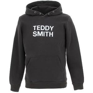 Teddy Smith Siclass Hoody J Sweatshirt à Capuche Garçon, Noir, 8 ans