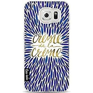 Casetastic Samsung Galaxy S6 Hoes Slim Case Cover Case Cover Beschermhoes Cover Marineblauw
