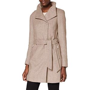 Vero Moda Vmtwodope Belt 3/4 Wool Jacket Ga Noos dames mantel, silver mink, M