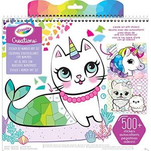 Crayola Creations 04-6229 15 kleurposters en 6 stickervellen vanaf 8 jaar