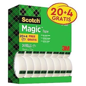 Scotch Magic plakband, 24 x 19 mm x 33 m