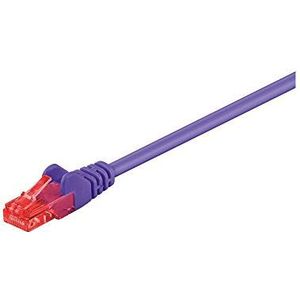 Goobay 95597 CAT 6 kabel, link, U/UTP, paars, 1,5 m