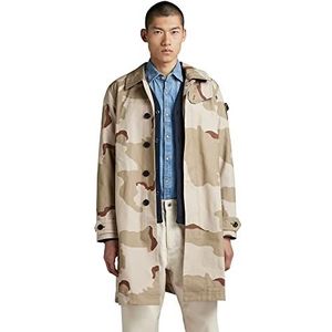G-STAR RAW Trench-coat Camo Vestes pour Homme, Multicolore (Dk Brick Desert Camo D23216-D326-D935), L