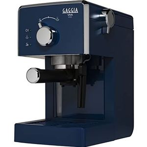 Gaggia Viva Chic Midnight Blue Handmatig koffiezetapparaat, 1025 W, 1 liter, ABS