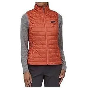 Patagonia W's Nano Puff Vest Outerwear Dames, Koraal Kwarts