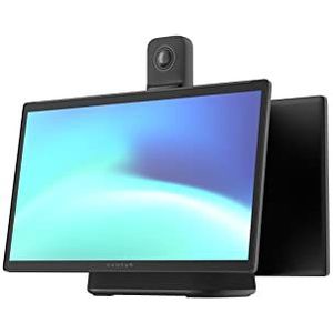 KanDao Meeting Ultra All-in-One conferentiesysteem, 15,6 inch FHD 1080p touchscreen, Dual Capture HDR 4K 30 FPS, 360° conferentie-apparatuur, AI 4.0, WiFi/Ethernet/HDMI/USB, 360° meeting room control