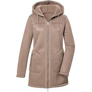 G.I.G.A. DX Gw 63 Wmn Prk Omkeerbare parka in suède-look met capuchon voor dames, Berk