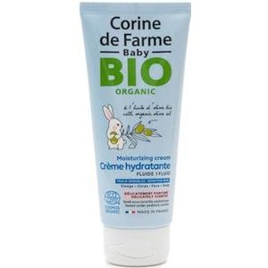 Corine de Farme - Biologische hydraterende crème voor baby's vanaf de geboorte - met biologische olijfolie en biologische sheaboter - geschikt voor de gevoelige huid - gemaakt in Frankrijk - 100 ml