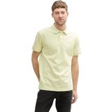 TOM TAILOR 1045629 Poloshirt voor heren, 37704 - Limoengroen - Two Tone Pique, XXL