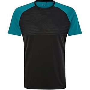 Ziener Nabalis functioneel shirt - fiets outdoor fitness sport ademend sneldrogend korte mouwen heren blauw transparant 58, Transparant blauw