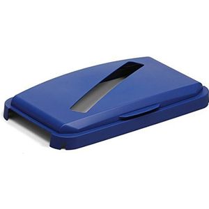 Durable Durabin 1800502040 klapdeksel 60 voor papier, blauw