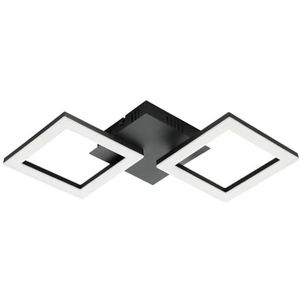 EGLO connect.z Paranday-Z Smart Plafondlamp - 47 cm - Zwart/Wit - Instelbaar wit licht - Dimbaar - Zigbee
